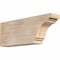 Ekena Millwork Pescadero Smooth Rafter Tail, Douglas Fir, 5 1/2"W x 12"H x 32"L RFT06X12X32PEC00SDF - alternate 1